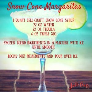 Snow Cones as Marg Mix